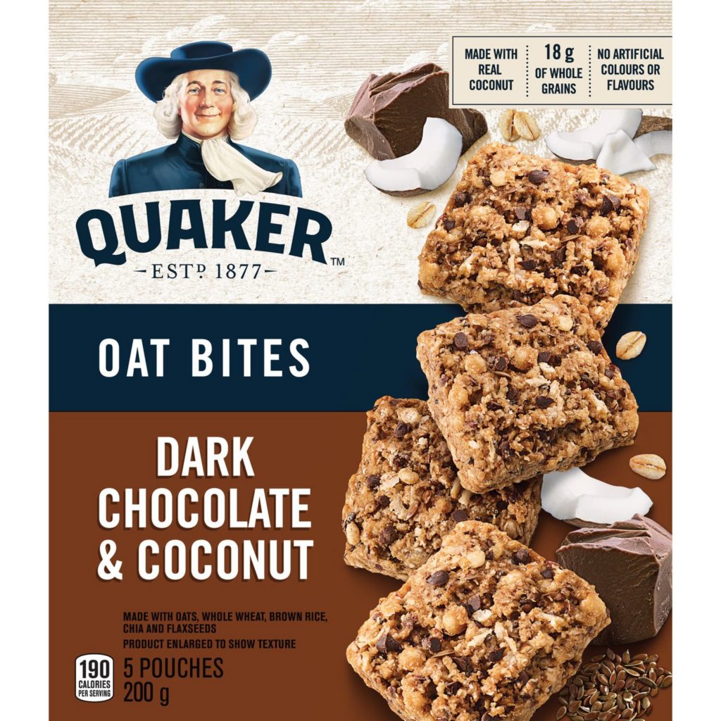 Dairy-Free Snack Bar Brands - quaker harvest oat bites