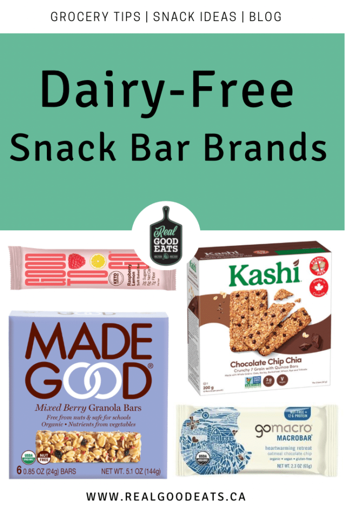 dairy free snack bar brands