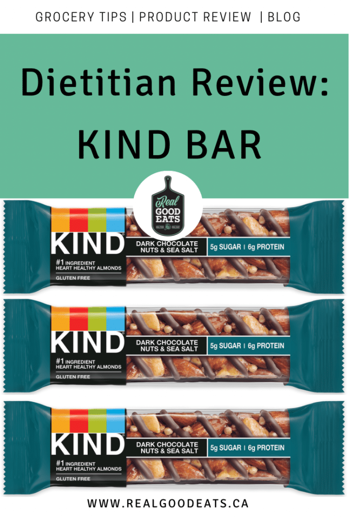 KIND nut bar dietitian review - blog graphic