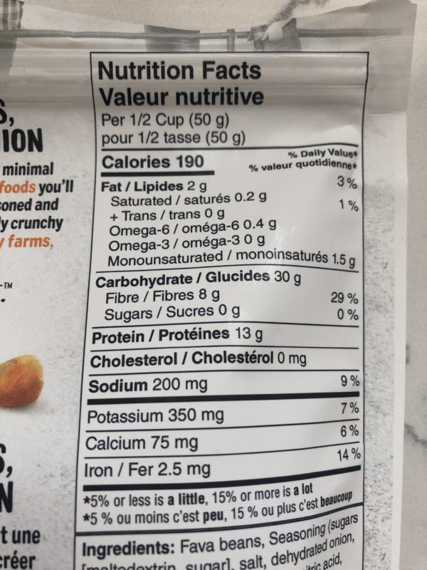 Three Farmers Roasted Fava Beans Dietitian Review