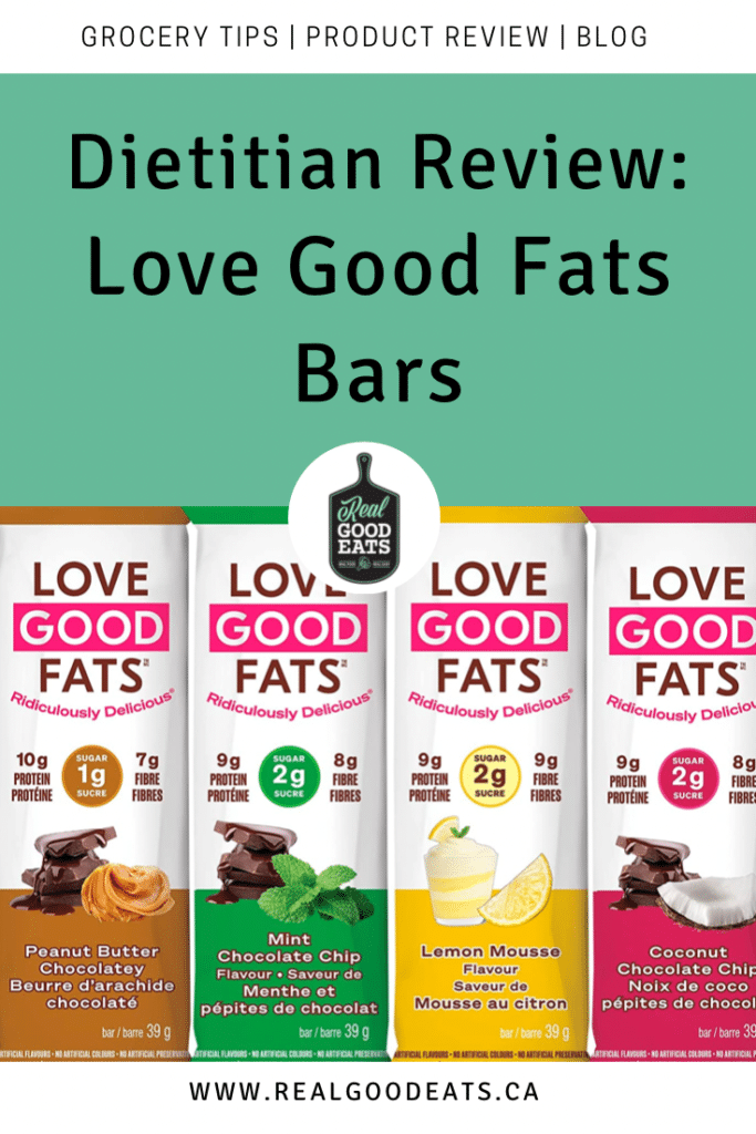 Love Good Fats Bars Dietitian Review