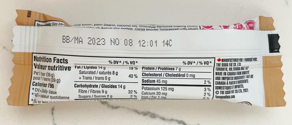 Are Love Good Fats Bars healthy? Ingredient List Dietitian Review