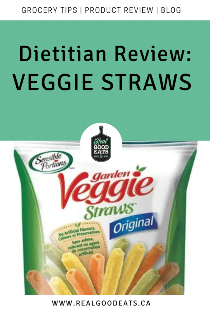 Veggie Straws - Dietitian Review Blog Graphic