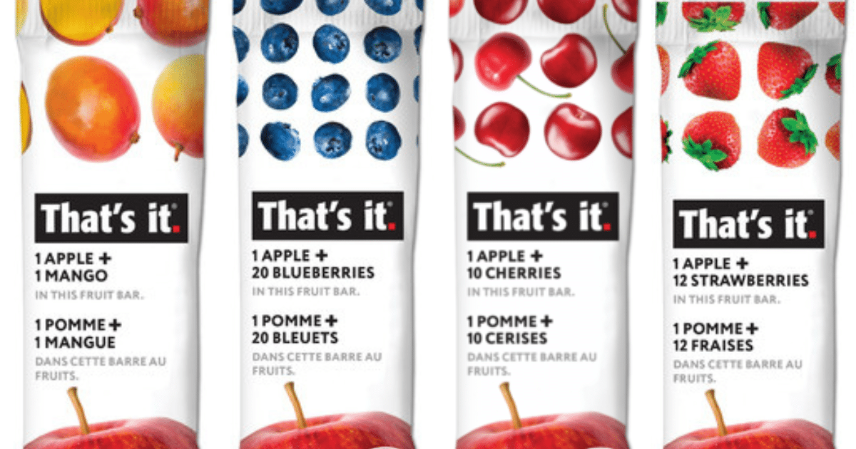 That's It Fruit Bar Healthy Snack Bar Review & Taste Test 