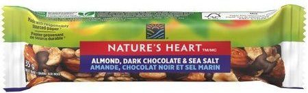 Natures heart almond, dark chocolate and sea salt flavour