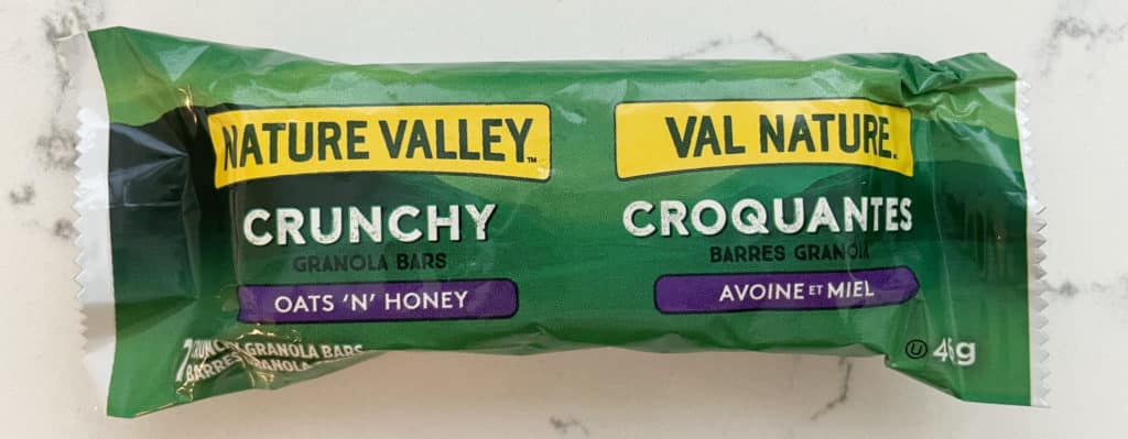 Nature Valley bar crunchy