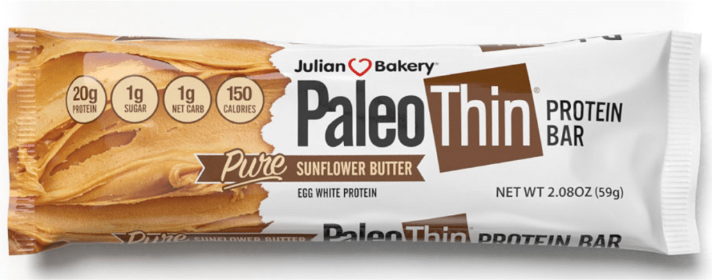 Sugar Free Protein Bars - Julian Bakery Paleo Thin Bars