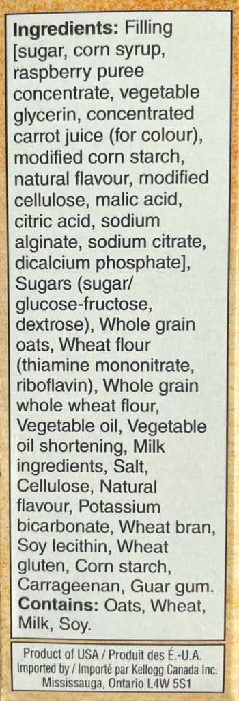 Are Nutr-Grain Bars healthy? Ingredient List