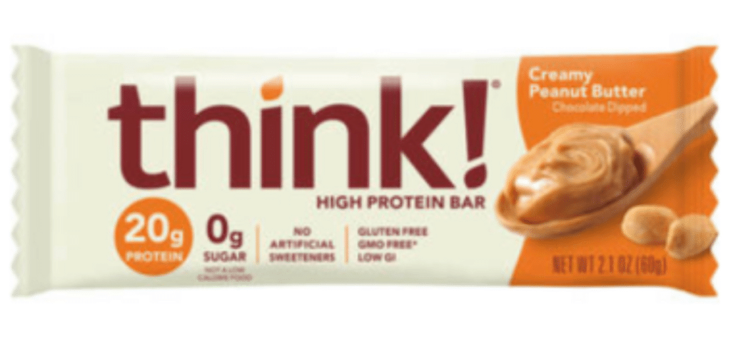 Sugar free protein bars - Think! protein