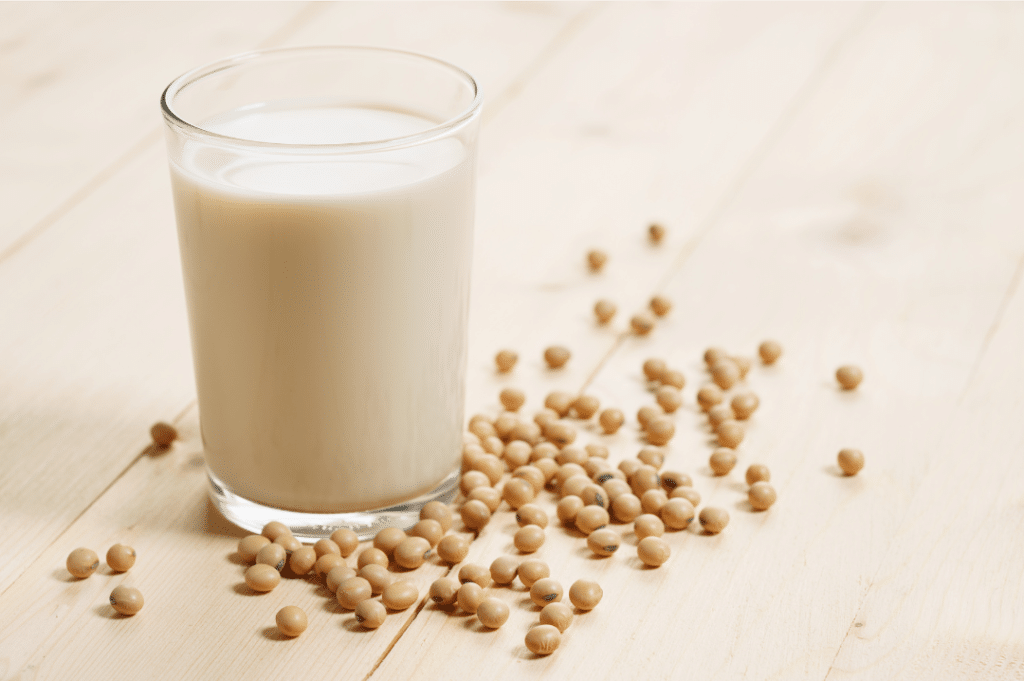 Milk alternative nutrition comparison - soy milk
