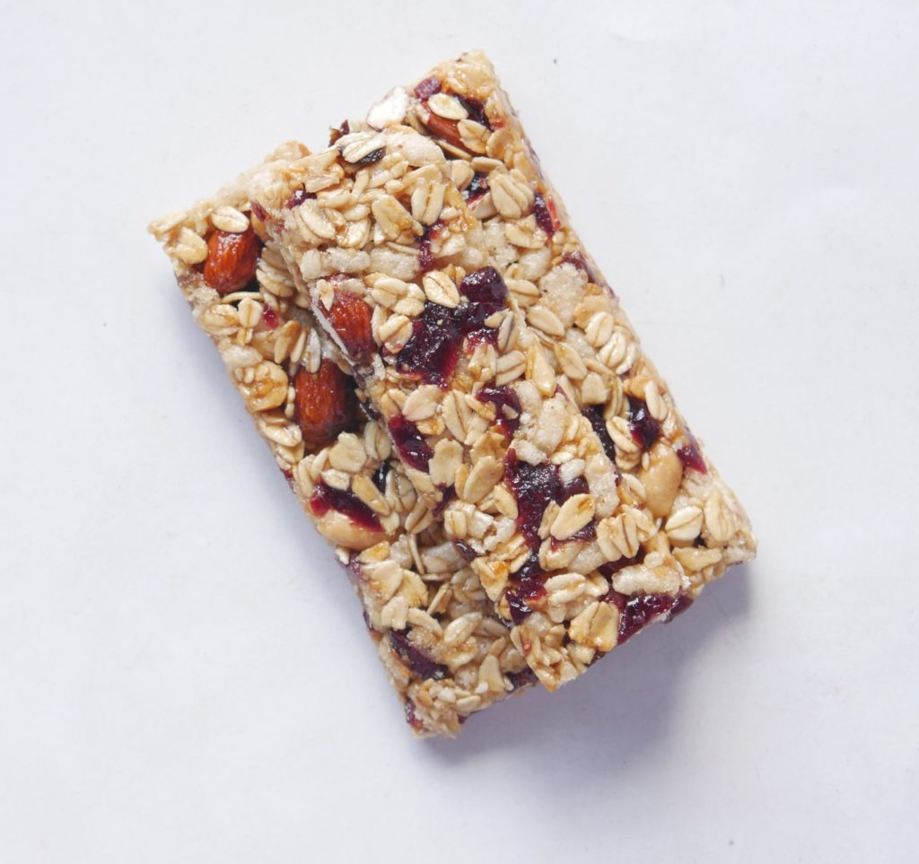 granola bar nutrition facts comparison chart