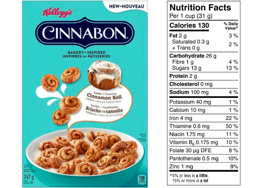 kellogg's cinnabon cereal