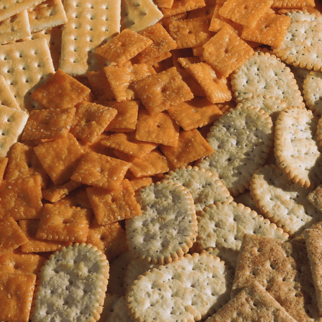 cracker nutrition comparison - assorted crackers