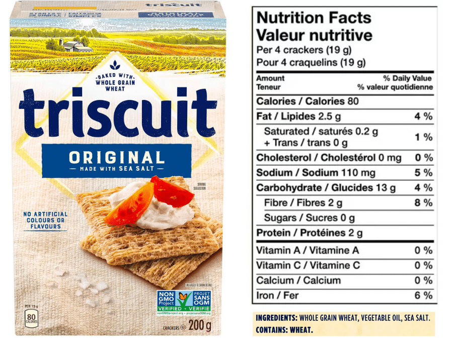 Best crackers for diabetics - triscuit