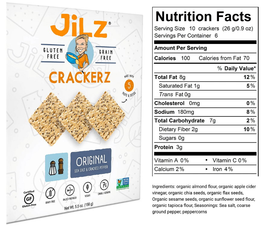 Best crackers for diabetics - Jilz crackerz