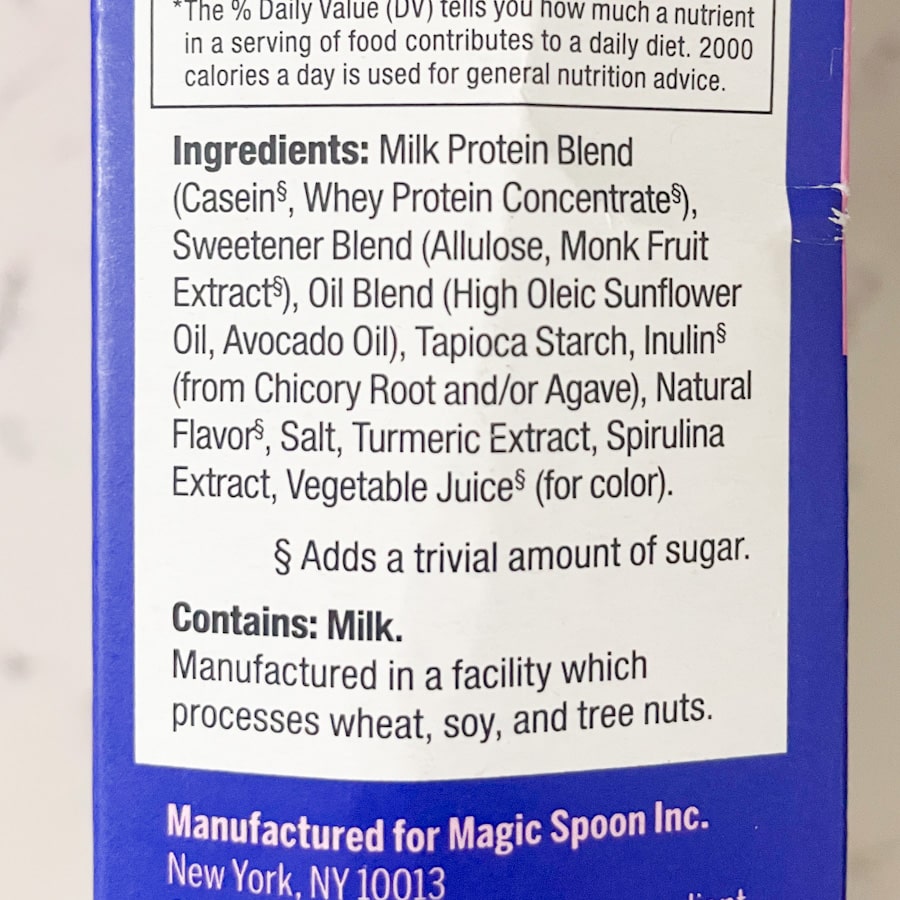 Is magic Spoon cereal healthy? Ingredient list
