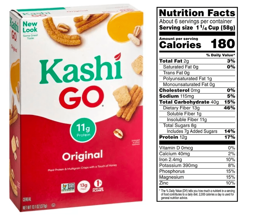 High protein cereal - Kashi Go