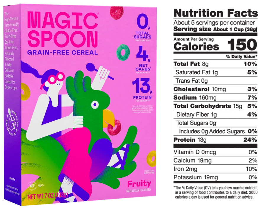 High protein cereal - Magic Spoon