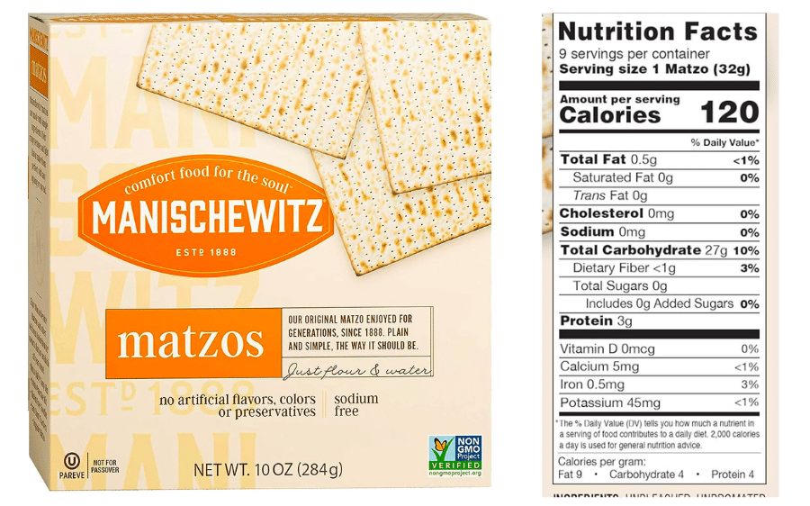 Low sodium crackers - Manischewitz unsalted