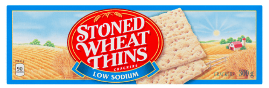 Low sodium crackers - Stoned wheat thins low sodium