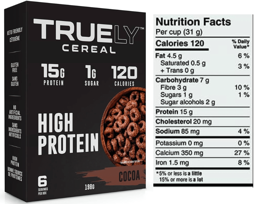 High protein cereal - Truely protein cereal