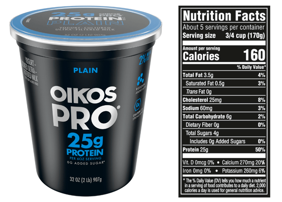 Oikos Plain Protein Yogurt