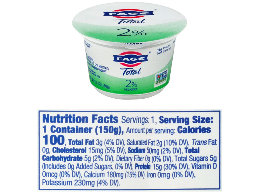 Fage Trublend yogurt nutrition facts