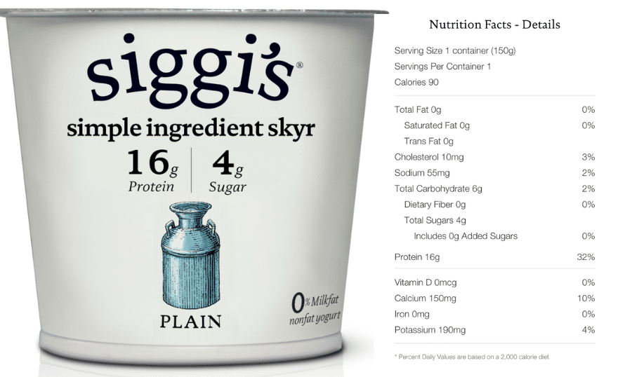 Siggi's Plain Yogurt