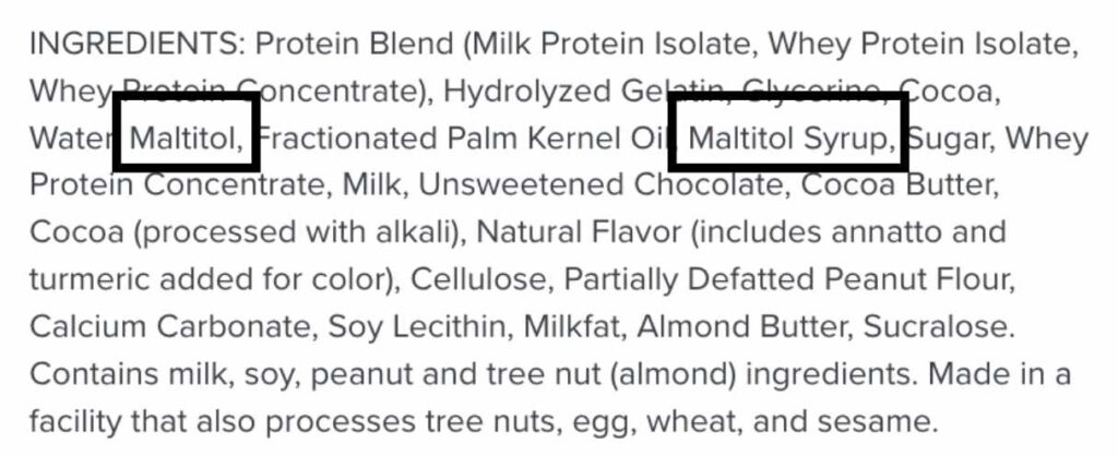 Is Maltitol bad for you?