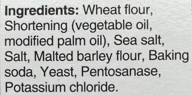 Are soda crackers healthy? Ingredient list