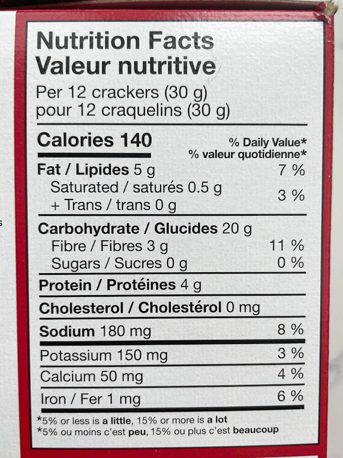 Are Mary's Gone crackers healthy? nutrition facts