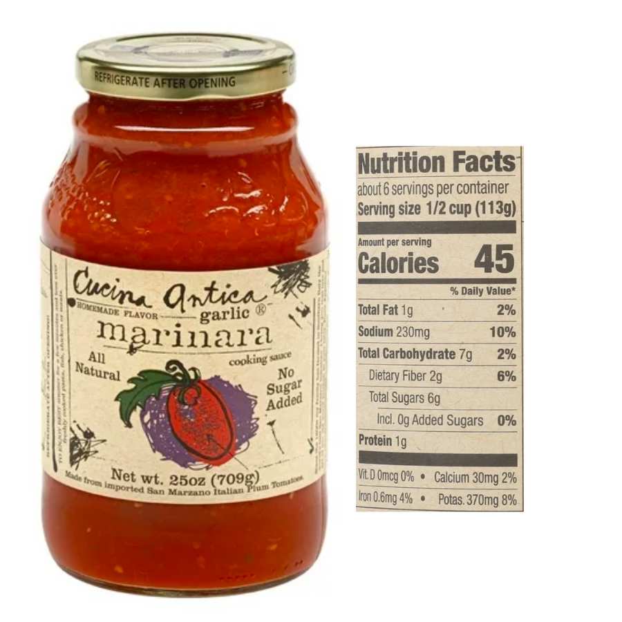 low sodium pasta sauce brands