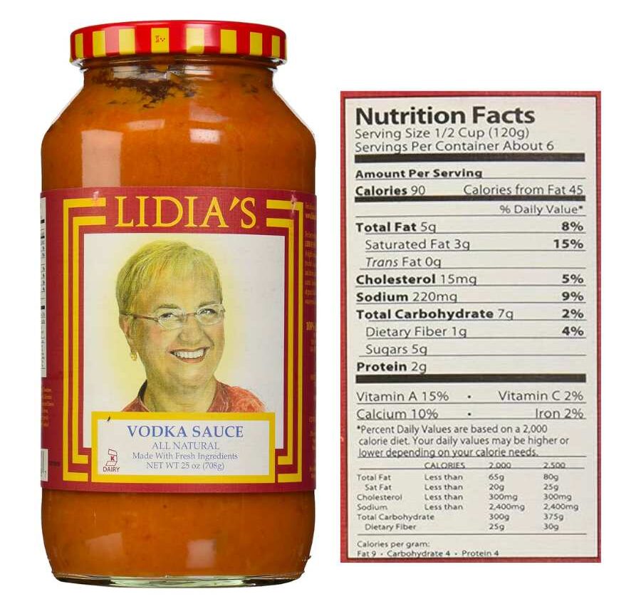 low sodium pasta sauce brands