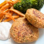 Freezer-friendly salmon cakes made with canned salmon