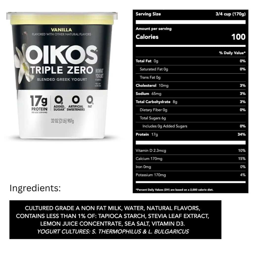 Is Oikos Triple Zero yogurt healthy? Dietitian review